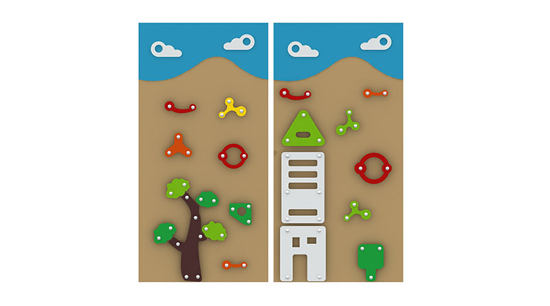 /002 Climbing Wall Play Equipment