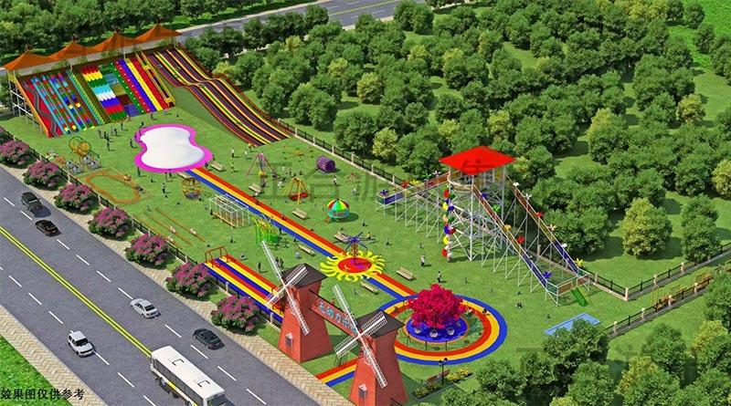 /002 Large Customized Outdoor Play Equipment