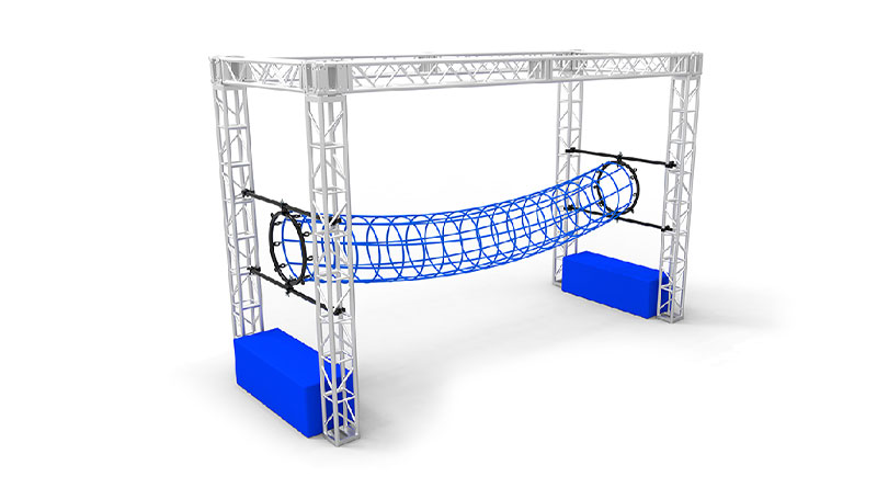 /002 Ninja Series Play Equipment Tube Net