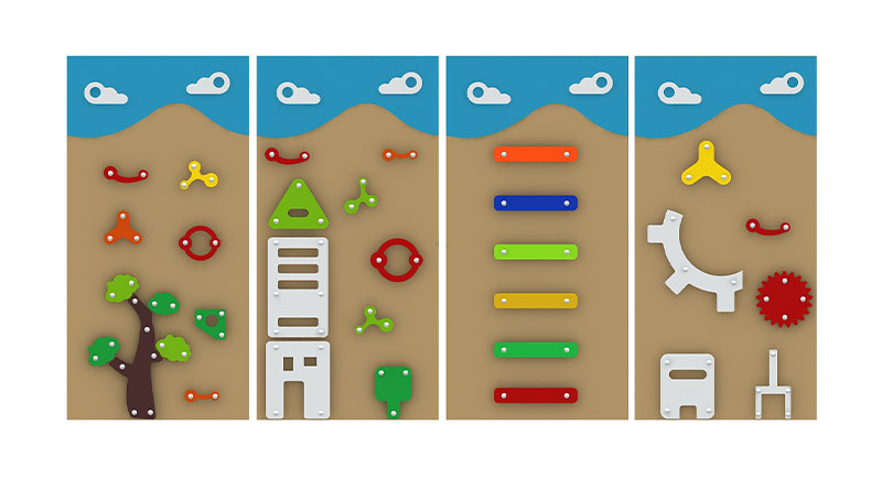 /003 Climbing Wall Play Equipment