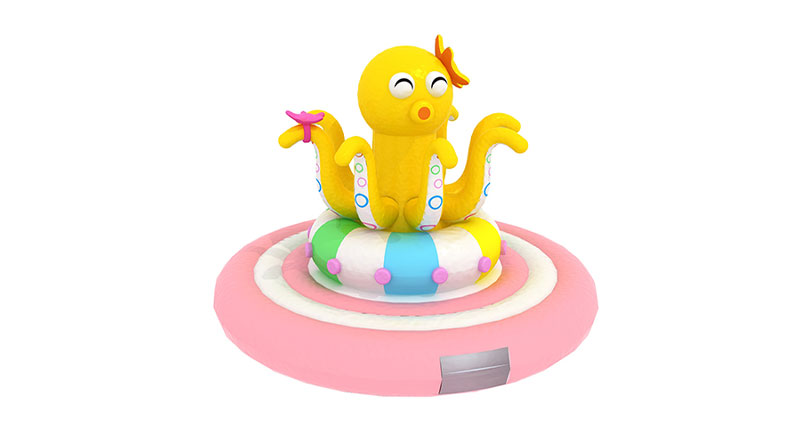 /003 Indoor Play Accessories Electric Equipment Octopus