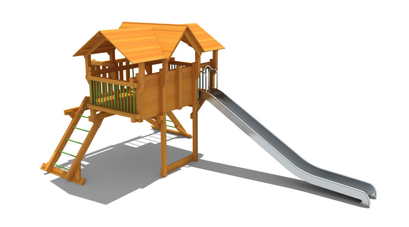 /003 Wooden Combination Slide