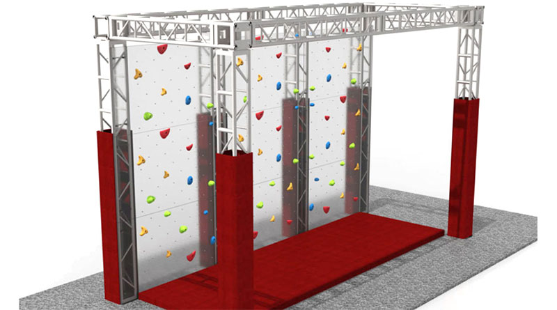 /004 Ninja Series Play Equipment Rock Climbing Wall