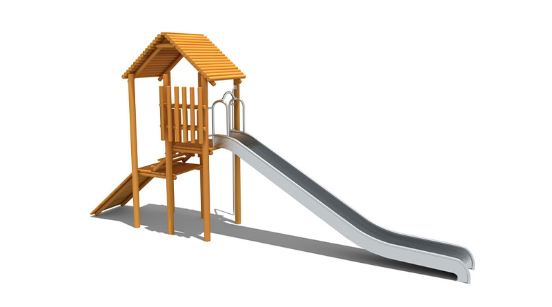 /004 Wooden Combination Slide
