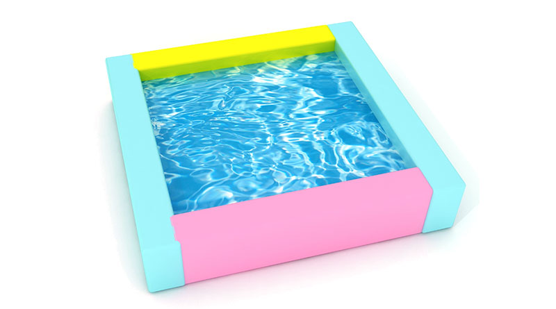 /005 Indoor Play Accessories Electric Equipment Square Water Bed
