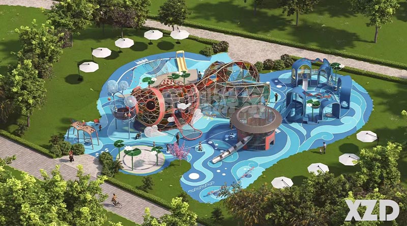 /005 Large Customized Outdoor Play Equipment