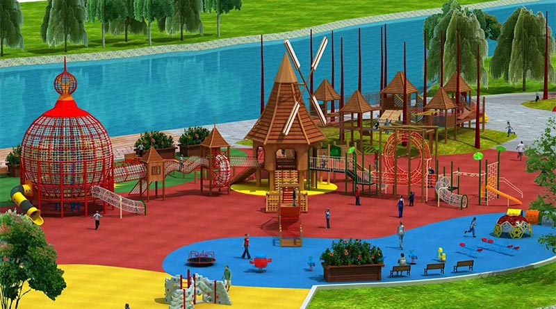 /005 Wooden Combination Slide