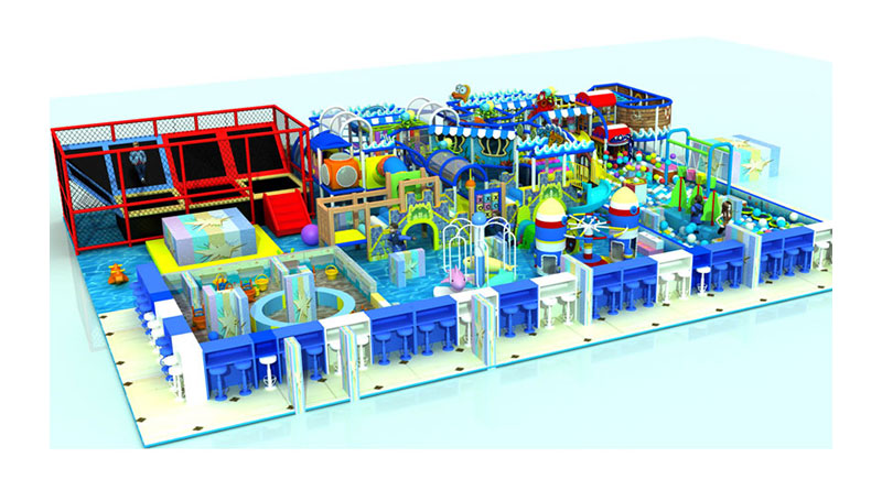 /007 Indoor Trampoline 50-100 Square Meters