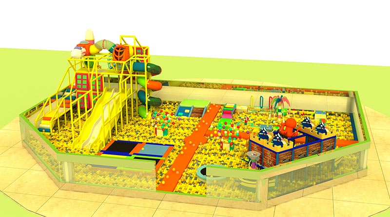 /160507-4 Naughty Castle Play Equipment Million Ocean Balls