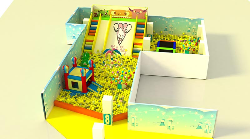 /160514-2 Naughty Castle Play Equipment Million Ocean Balls
