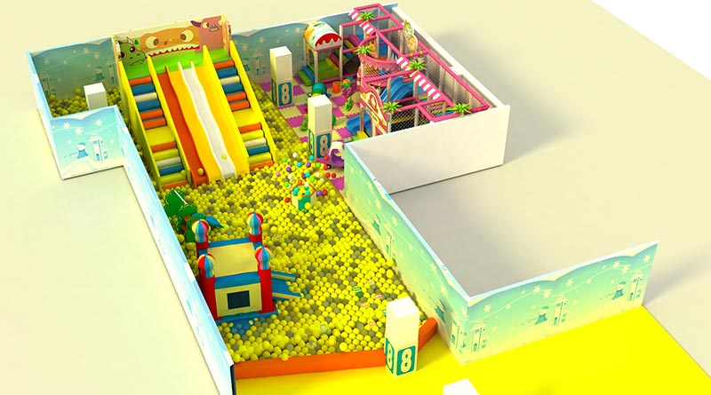/160517-5 Naughty Castle Play Equipment Million Ocean Balls