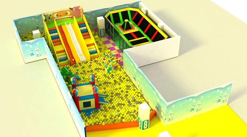 /160520-1 Naughty Castle Play Equipment Million Ocean Balls