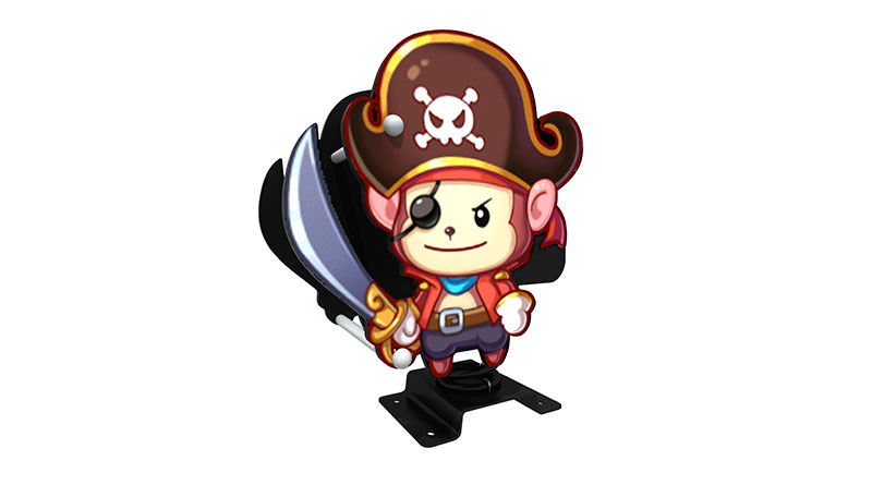 /LY-YM-PC-002 Rocking Horse Swing Seesaw Series Pirate