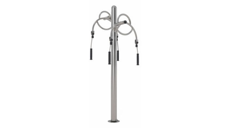 /ZY20008 Fitness Equipment Series Stainless Steel Two-Person Tractor